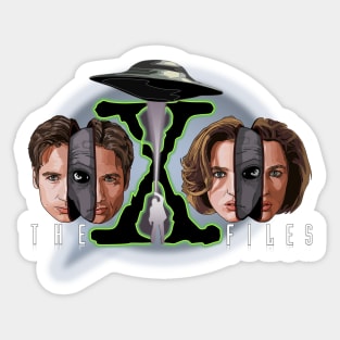 X-Files Mulder and Scully Autopsy: The Truth is Out There Sticker